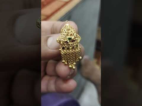 #Nksoni Jewellers#.                                     24...Carats gold jewelry chumki design