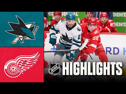 Sharks vs. Red Wings | NHL Highlights | January 16, 2026