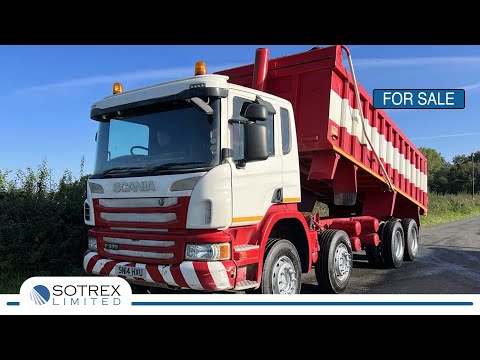 For Sale - New Stock From Sotrex: Scania P370 8 X 4 Alloy Body Tipper