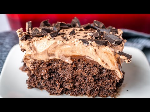 Death by Chocolate Poke Cake