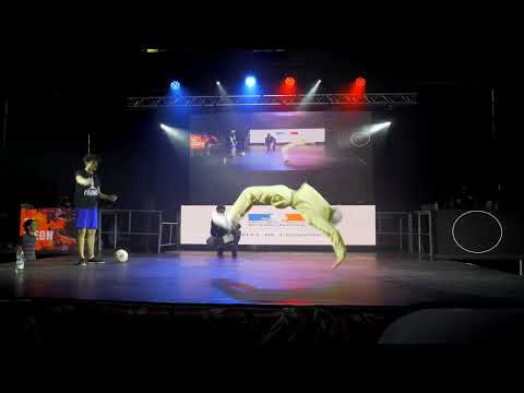 Nicolas vs Jordan | 1/4 finale foot freestyle homme - Battle Humanitaria 2021