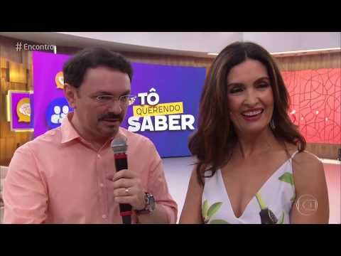 Encontro com Fátima Bernardes 28/12/2018 - Rossandro Klinjey responde à perguntas das pessoas