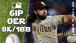 Nabil Crismatt | June 18 ~ July 4, 2022 | MLB highlights