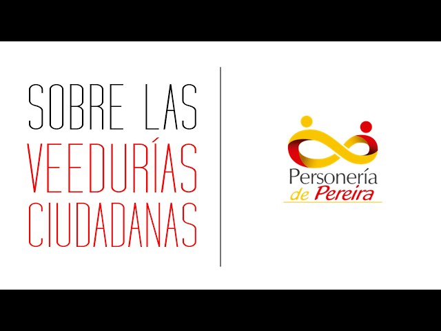 Veedurías ciudadanas