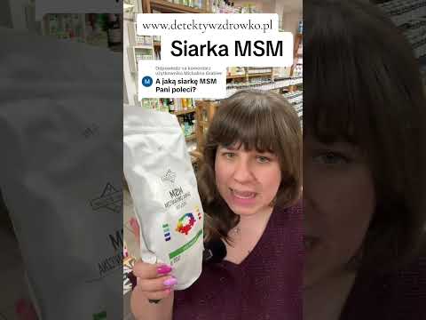 Siarka organiczna MSM - jakie mamy opcje?