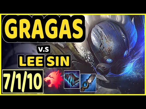 KREOX (GRAGAS) vs LEE SIN - 7/1/10 KDA JUNGLE GAMEPLAY - EUW Ranked GRANDMASTER