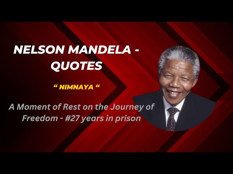 A Moment of Rest on the Journey of Freedom #27 years in prison