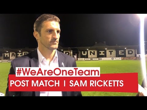 WATCH | Sam Ricketts after Maidenhead United