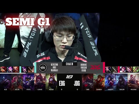 EDG vs JDG - Game 1 | Semi Final LPL Spring 2023 Playoffs | Edward Gaming vs JD Gaming G1