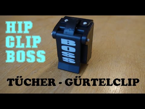 Hip Clip "BOSS"  der Tücherclip für den Gürtel
