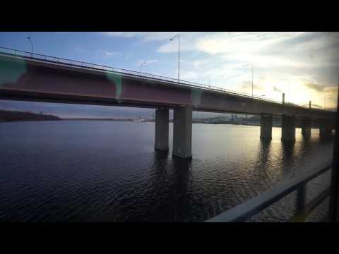 Sweden, Stockholm, Lidingö, tram ride from Torsvik to Ropsten