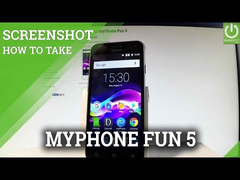 How to Take Screenshot in myPhone Fun 5 - Edit / Delete Screenshot