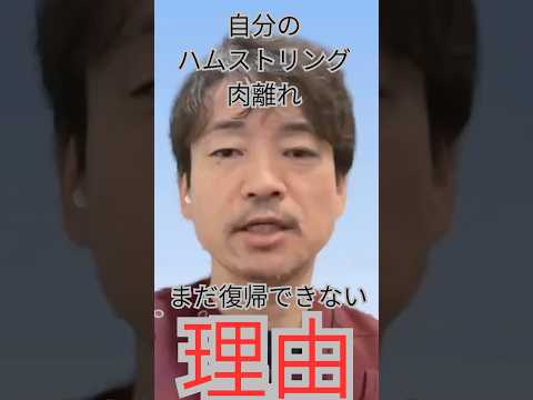 【エコー動態】自分のハム肉離れ。復帰はまだダメな理由