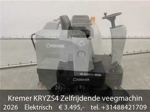 Sopmaskin Kremer KRYZS4 - Youtube manufacturer video 2