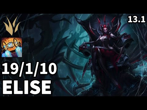 Elise Jungle vs Karthus - EUW Challenger | Patch 13.1