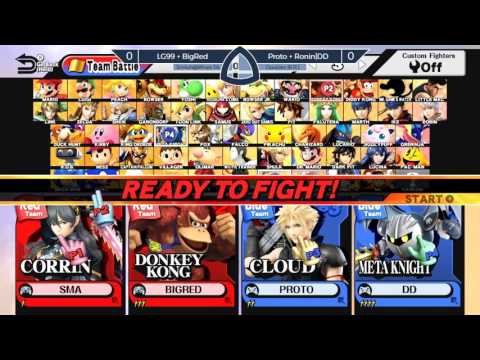Sm4sh@Mines 56 - LG99 + BigRed Vs. Proto + Ronin|DD - Doubles Round Robin