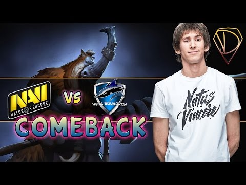 Dendi Magnus and great comeback! Na'Vi vs Vega (Game 2) @TI5 Quals