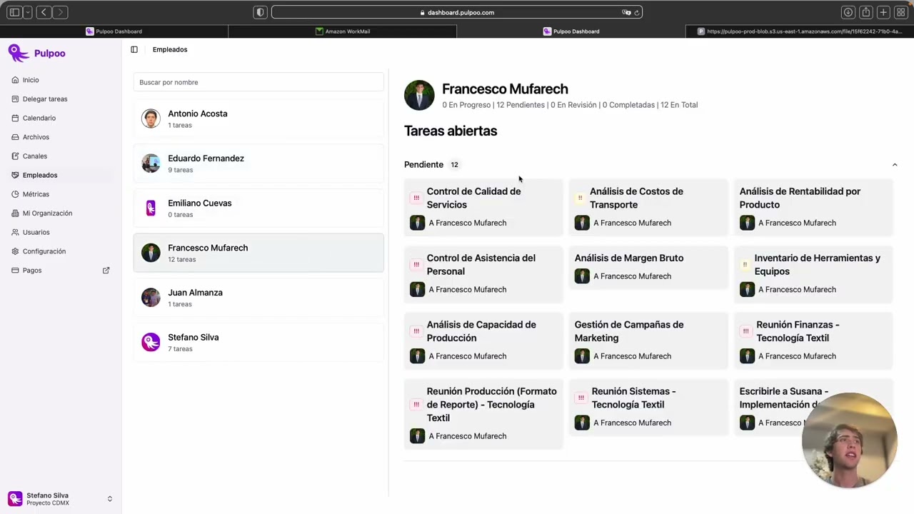 Monitoreo por Empleado Individual