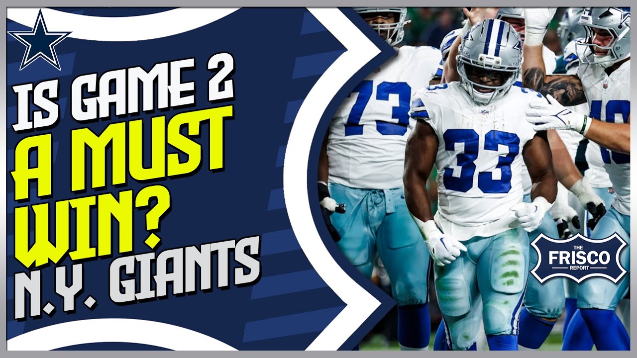 Is the Dallas Cowboys Game 2 Already a Must Win?
