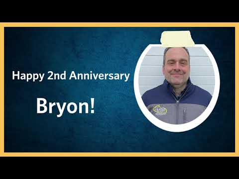 Congratulations Bryon - 2 Years!