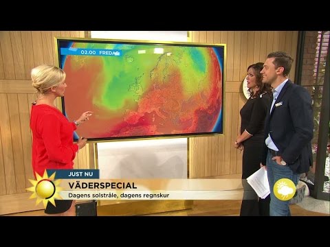 Fortsatt högsommarvärme i nästa vecka - Nyhetsmorgon (TV4)