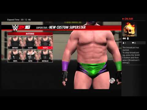 WWE 2K16 PS4 CAW Part 5