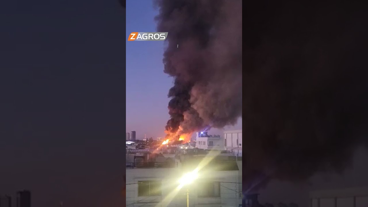 فيديو | اندلاع حريق هائل في معمل لإنتاج رقائق البطاطا (شيبس) في بيرزين بأربيل فجر اليوم لم تعرف أسبابه بعد