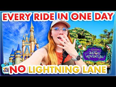 Every Ride in Magic Kingdom WITHOUT Lightning Lane? -- ONE DAY CHALLENGE