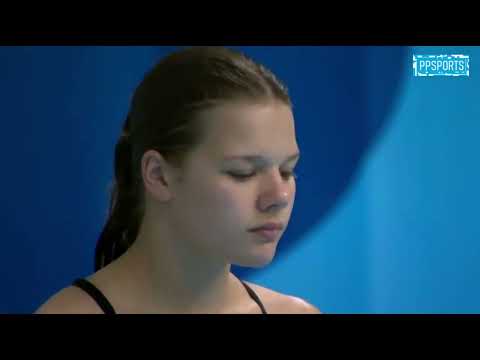 Daphne Wils (Netherlands) l 1m Platform — European Diving Championships