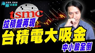 拉積盤再現 2330台積電大吸金 中小股全倒 (圖)