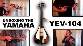 Video thumbnail for Yamaha YEV 104 Electric Violin Unboxed | Watch it Play ALL Parts of Song | Review by Christian Howes