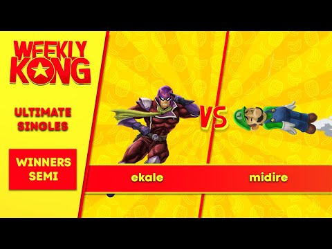KONG#7 - Winners Semi-Final - ekale (Captain Falcon) VS midire (Luigi)
