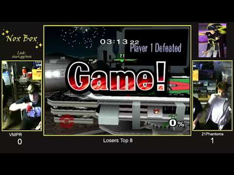 Nox Box 4: Losers Top 8 - 21Phantoms (Puff/Sheik) vs. VMPR (Marth)