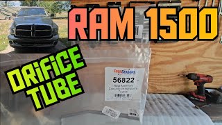 2002 Dodge Ram 1500 AC orifice tube replacement