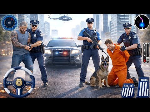 Real Police Car Gangster Chase Game - US Police Simulator Patrol Officers - Android GamePlay