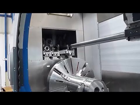 Deep hole drilling and boring applications need a machine like this