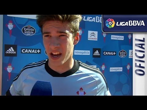 Interview Santi Mina post Celta de Vigo (2-2) Real Sociedad - HD