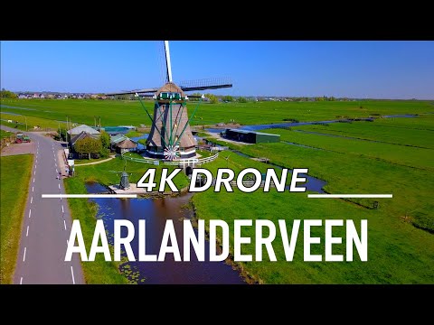 AARLANDERVEEN by Drone 4K Netherlands Nederland