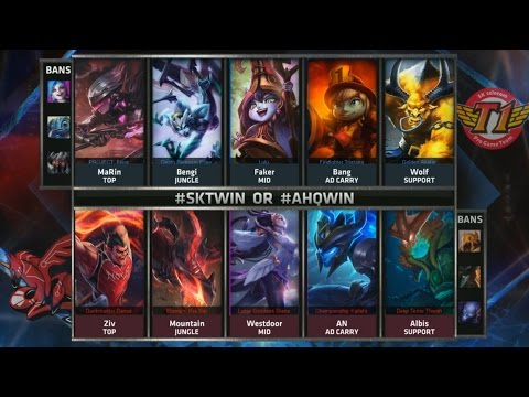 SKT vs AHQ Highlights - SK TELECOM T1 vs ahq E-SPORTS CLUB Game 1 - S5 WORLDS 2015 KO STAGE QUARTERS