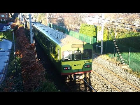 IE 8300 Class Dart Train number 8340 - Sydney Parade, Dublin