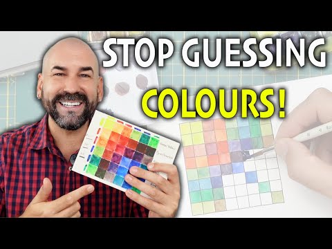 Stop Guessing Colours! Urban Sketchers DIY Cheat Sheet