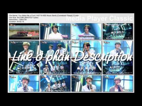 [Vietsub + Kara] 140718 You Make Me a Fool @ KBS Music Bank (Comeback Stage)