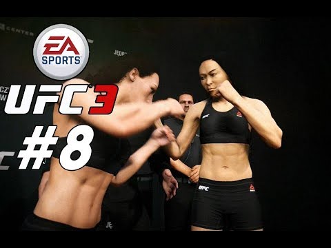 UFC 3 Women's Strawweight Career Mode Walkthrough Part 8 - TITLE FIGHT!