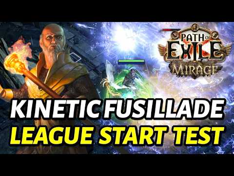 [POE 3.28] Kinetic Fusillade Hierophant Looks Promising - League Start Test for Mirage
