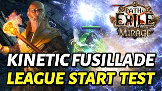 [POE 3.28] Kinetic Fusillade Hierophant Looks Promising - League Start Test for Mirage