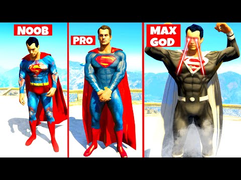 Upgrading SUPERMAN Into MAX GOD SUPERMAN In GTA 5