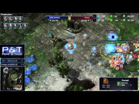 (HD821) Kimo vs Adel - PvP - Heart of the Swarm [FR]