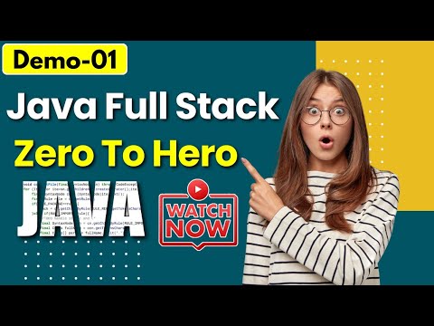 Java Full Stack Demo 01 Full Stack Java Developer Tutorial Zero To Hero Harsha Trainings