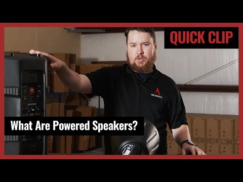 Quick Clip: What Are Powered Speakers? (Pro Acoustics Tech Talk Ep. 55)