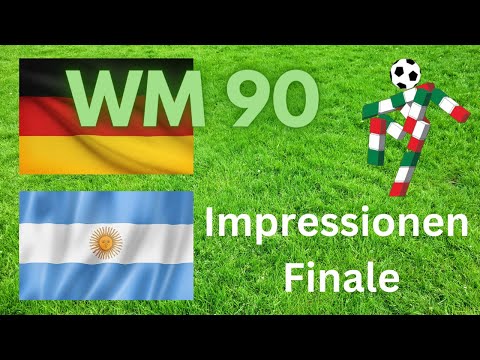 WM 1990 Impressionen: Finale